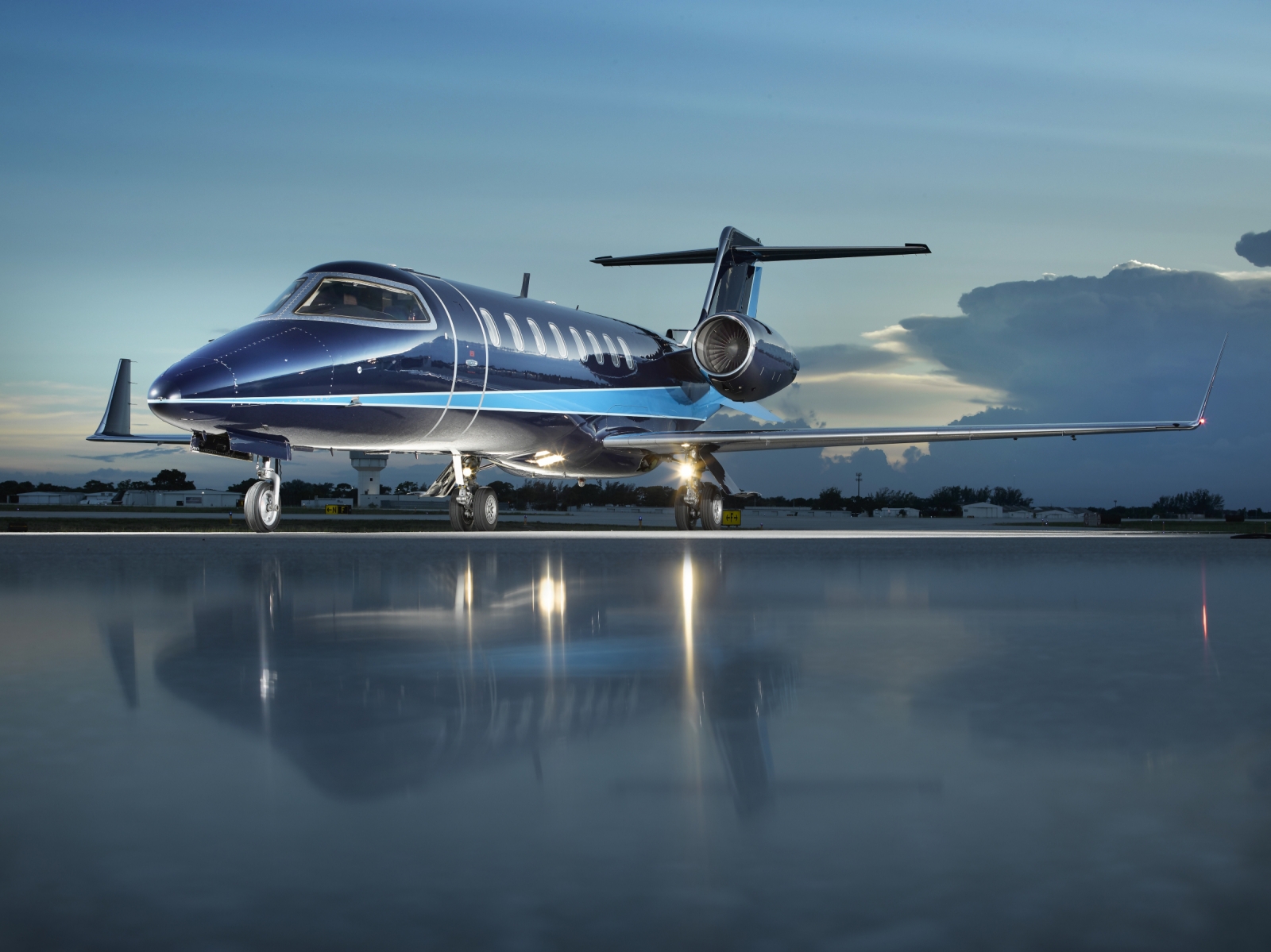 Private jet interior charter operations