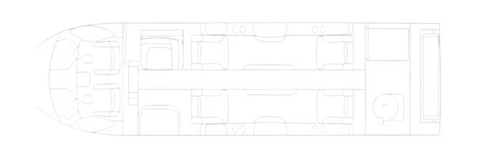 HondaJet Floor Plan